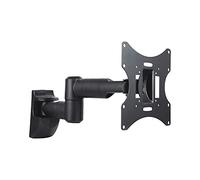 conecto SA-CC50251-V2 Wall Mount for Monitors and TVs up to 42 Inches, Swivelling (+/-90°), Tilting (+/-20°), VESA 50x50,75x75,100x100,200x100,200x200,Max. 30.0 kg Load Capacity, White, Black