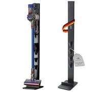conecto Vacuum Cleaner Stand Holder Universal Compatible with Dyson V6, V7, V8, V10, V11, V12, V15, Gen5, Floor Stand, Accessory Holder, Black
