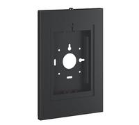 conecto Wall Mount for Tablet, Lockable Steel Housing for Tab A 10.1 (2019)/ Tab A7/ S6 Lite 10.4/10.5"/11 and iPad 5/6/7/8/9, iPad Air 9.7"/10.5"/10.9"/ iPad Air 9.7"/10.5"/11, Black