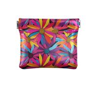 Coneflower Genesis Colorful Women's Small Leather Coin Purse Convenient Organizing Pouches for Girls Ladies Handbag