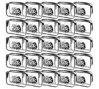 CONEHOY 25 Pcs Cheer Gifts Cosmetic Bag 7 x 4.7 x 2.4 Inch Clear Zipper Case Makeup Bag Cosmetic Toiletry Zipper Pouch for Cheerleaders Women Cheer Camp