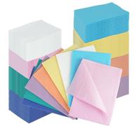 CONEHOY 800 Pcs Disposable Dental Bibs Bulk 13" x 18" Waterproof Tattoo Sheet Patients for Nail Lash Art Tray Cover(Rainbow)