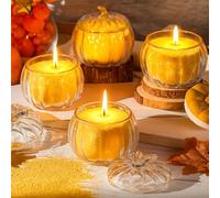 Conelist 2.2 lb Apple Pie Scented Pearled Candle Sand Wax Set Customized Powder Making Candles Refill Kit Palm Wax All Natural Non Toxic with 20 Wicks for Christmas Gifts DIY(Caramel Color)