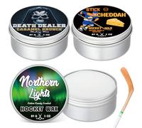 Conelist 3 Pack Hockey Wax Hockey Marshmallow, Caramel Butter, Orange Grass Scent Stick Wax for Iced Sport Players Maximum Grip Protection