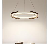 CONERY Circle LED Chandelier Modern Home LED Suspension Lighting Aluminium Pendant Light Fixtures Minimalist Indoor Lighting Dimmable Pendant Lighting Adjustable Lighting For Kitchen Living Room