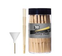 Cones Pre Rolling Rolled Papers - 1 1/4 Size - 50 Pack Preroll Paper Rolls Cone - Jolly Rush