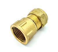 Conex 15mm X G1/2 Female Coupler Adaptor Brass Compression Fittings Straight Connector
