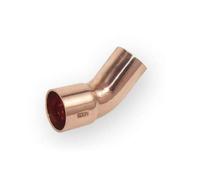 Conex Pipe Fitting Bow Elbow Copper Solder Male X Female 22mm Diameter 45Deg Angle