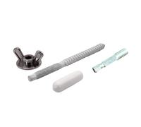 CONFAST® 1/4"-20 x 2-1/4" Male Hurricane Anchoring Kit for Storm Panels, Plywood and Metal Panels (25 Sets, 1 Driver, Total 76 Pieces)