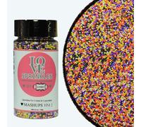 Confect Mix Red, Orange, Midnight Purple, Ghost Black & Ghastly Green Disco Balls Sprinkles, 100 gms