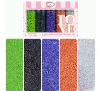 Confect Mix Sliver, Orange, Irish Purple, Black & Lime Green Jimmies, Halloween Sprinkles, Edible Vermicelli Sprinkles, Feast of Fears Sprinkles - 100 GMS