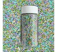 Confect Rainbow Sprinkles I Custom Blend Jimmes I Multicolor Decorative Toppings for Baking I Cake and Cupcake Decorations I Nut-Free, Soy-Free, Dairy-Free, Palm Oil-Free -4.2Oz (Fiesta Fun)