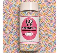 Confect Rainbow Sprinkles - Prism Party Custom Jimmies Blend - Multicolor Edible Toppings for Cake, Cupcake & Baking Decoration - Soy-Free, Dairy-Free, Palm Oil-Free - 4.2 Oz