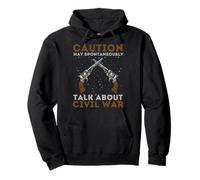 Confederate American History North Civil War Revolver Pullover Hoodie