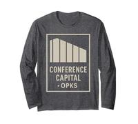 Conference Capital Shirt OPKS Modern Business Graphic Long Sleeve T-Shirt