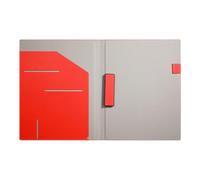 Conference Folder, Document Organiser Made of PU Leather with Multiple Pockets and Pen Compartments for Business Meeting, School, Executive Collection, Directory