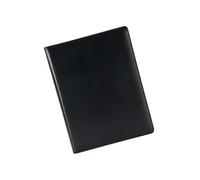 Conference Folder Leather Clipboard Letter Size Document Case 4 Rings Binder with Clipboard for Leather Document Case