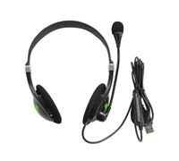 Conference Headset, Meeting Headphones with Microphone - Adjustable Over-Ear Earphones, Flexible Microphone Boom, Reliable Material for Home Office Class Chatting Software Zoom
