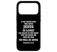Confess With Your Mouth That Jesus is Lord Romans 10 9 Case for iPhone 17 Pro Max