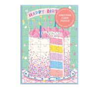 Confetti Birthday Cake Greeting Card Puzzle