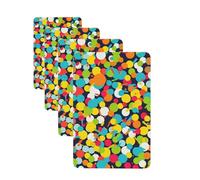 Confetti bright pattern Car Air Fresheners Cards Set of 4 Pieces Personalized Car Fresheners Gifts for Men Women Auto Aromatherapy Tablets Hanging Scented Cards for Wardrobe Bathroom