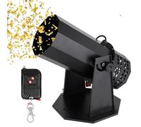 Confetti Cannon Machine, Electric Confetti Launcher Machine with Remote Control, Spray Distance: 8-10 Meters, Adjustable Angle, for Special Event, Parties 1500W