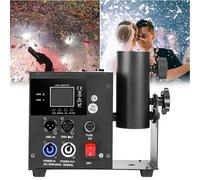Confetti Cannon Machine Portable Confetti Gun Launcher Machine Cannon Electric Blower DMX/Remote for Event Parties Club Wedding Concerts