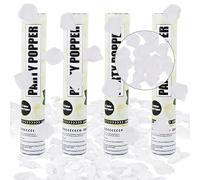 Confetti Cannon, Taozoey Set of 4 Party Poppers, Confetti Cannons Gold, Handheld Wedding Confetti Cannon, Handheld Confetti Tube, for Weddings, Parties, Baby Showers, Christmas, Birthday Parties
