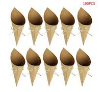 Confetti Cones 100 Pcs Wedding Bride Bridegroom Handheld Flower Decor For Wedding Ritual Anniversary Flower Arrangement Confetti Petal Cone