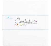 Confetti Cotton Solids Cloud 5" Stacker 42 5-inch Squares Charm Pack Riley Blake 5-120-CLOUD-42
