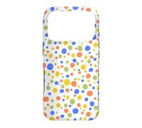 Confetti Dots-Multi-color Whimsical Dots on White Case for iPhone 17 Pro