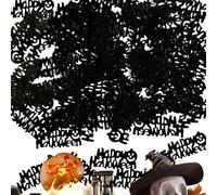 Confetti Halloween Mix - Glitter Sequins for Party Crafts, Table Sprinkles for | Colorful Scatter with Bat Pumpkin Cat Shapes, Eco PVC Mix for Cards, Scrapbooks, and Jar Filler