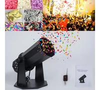Confetti Launcher, 1500W High-Power Fan, Remote Control, 8-10 Meters Blowing Height