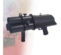 Confetti Launcher,Electric Confetti, Handheld 3 Shot Confetti Spray Gun, Fog Machine, Effect Machine, for Halloween, Christmas, Special Event, Parties,Withoutlight