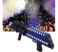 Confetti Launcher Machine Cannon Three Jets Handheld Electronic Suitable Stage, Celebration, Wedding.