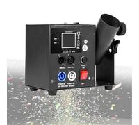 Confetti Launcher Machine Electric Portable Gun, Professional DJ for Partylight Effect Club Bar Wedding Christmas Halloween Carnival Easter,Single