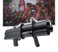 Confetti Launcher Machine Electronic Stage Effects Gun Gun Shooter, Rechargeable Three- for Dj Stage Celebrations.