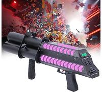 Confetti Launcher, Wireless Confetti Machine, Electric Confetti Atmosphere Gun, Stage Electronic Three-Shot Salute Gun, Wedding Confetti Concierge Flowers Atmosphere Gun
