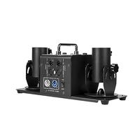 Confetti Machine, Double Head Wedding Confetti Blaster Stage Effect 2 Shot Confetti Machine Control Wireless With 5 Pin Shooter For Party