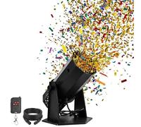 Confetti Machine, Professional Electric Confetti Launcher, DMX Control Digital Confetti Cannon with Remote, Confetti Shooter for DJ Party Nightclub Wedding Stage Concert Event Show Christmas