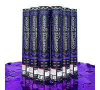 Confetti Sky, 12 Inch Confetti Cannons | Pack of 6 Purple Mylar Confetti Poppers for Wedding Celebration, Birthday Party, Christmas Eve and New Year Celebration