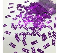 Confetti Year 2026 Purple - 3 Half Oz Bags (1.5 oz) #7344 Q03