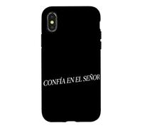 Confia En El Senor Christian Spanish Faith Religious Español Case for iPhone X/XS