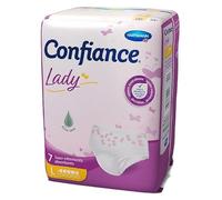Confiance Lady - Absorbent Pants for Women - Absorption Level = 5 Drops (Medium Urinary Leakage) - pH Neutral to Skin - Size L - 7 Units