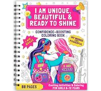Confidence-Boosting Coloring Book for Girls Ages 8-12 | Fun Kids Color Book with Positive Affirmations, Activities & Motivational Art, Coloring Book for Kids Ages 8-12 for Creativity & Self-Esteem