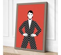 Confidence in Polka Dots Canvas Wall Art Print 24x16 Inch | Ready to Hang, Gallery Wrapped, Fade-Resistant Inks, Securely Packaged, UK Made
