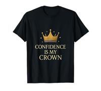 Confidence is My Crown Girl Power Graphic T-Shirt