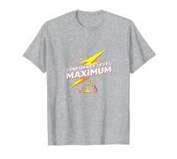 Confidence Level: Maximum Big Ween Energy Lightning Bolt T-Shirt, Men, Heather Grey, XL