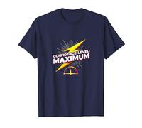Confidence Level: Maximum Big Ween Energy Lightning Bolt T-Shirt, Men, Navy, 5XL