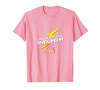 Confidence Level: Maximum Big Ween Energy Lightning Bolt T-Shirt, Men, Pink, 3XL